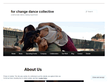 Tablet Screenshot of forchangedance.org